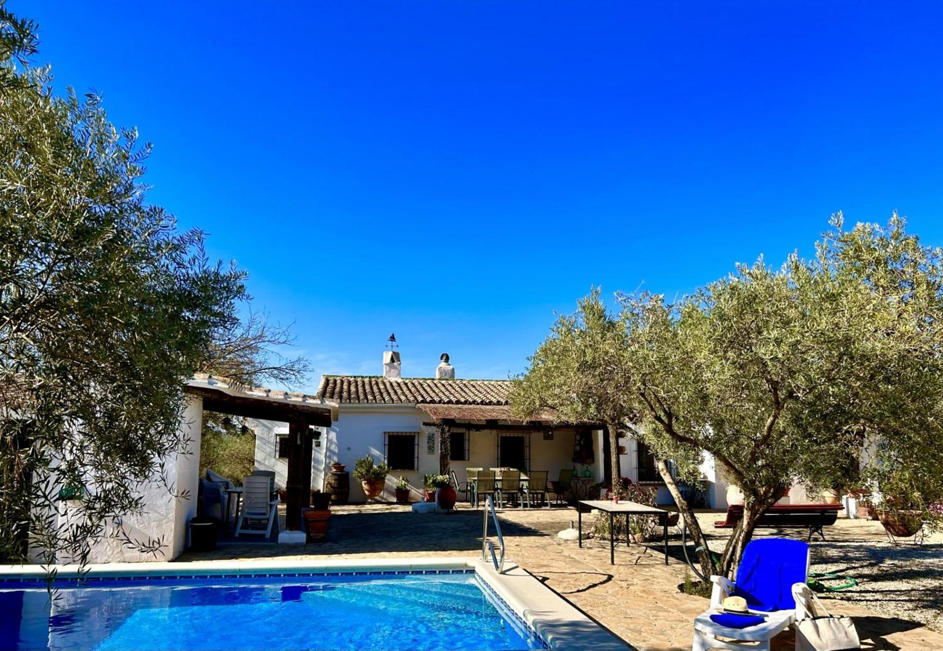 维拉努埃瓦·德·塔皮亚La Mejorana Refugio Andaluz Con Piscina Entre Olivos别墅 外观 照片